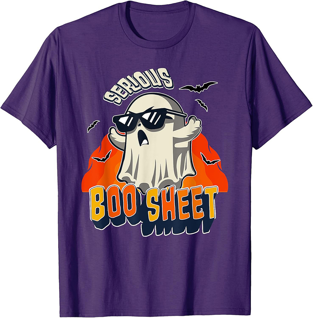 Halloween Costume Funny Boo Sheet Ghost Inappropriate T-Shirt