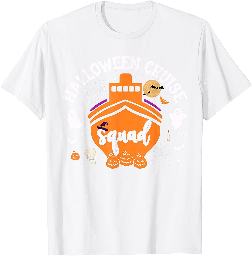 Halloween Cruise Squad Family 2023 Cruising Crew Funny Trip T-Shirt