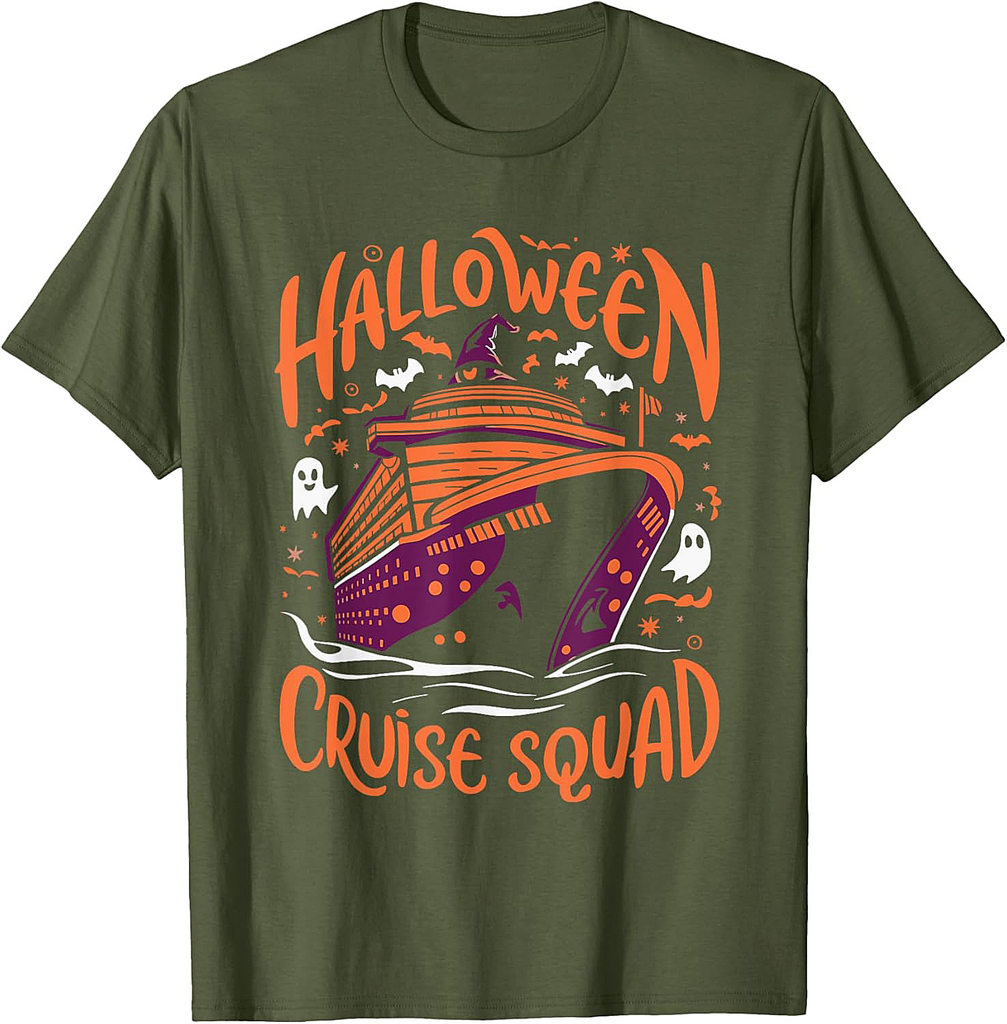 Halloween Cruise Squad Vacation T-Shirt