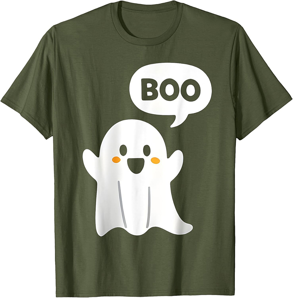 Halloween Flying Ghost Boo Costume Kids Toddler Adult T-Shirt