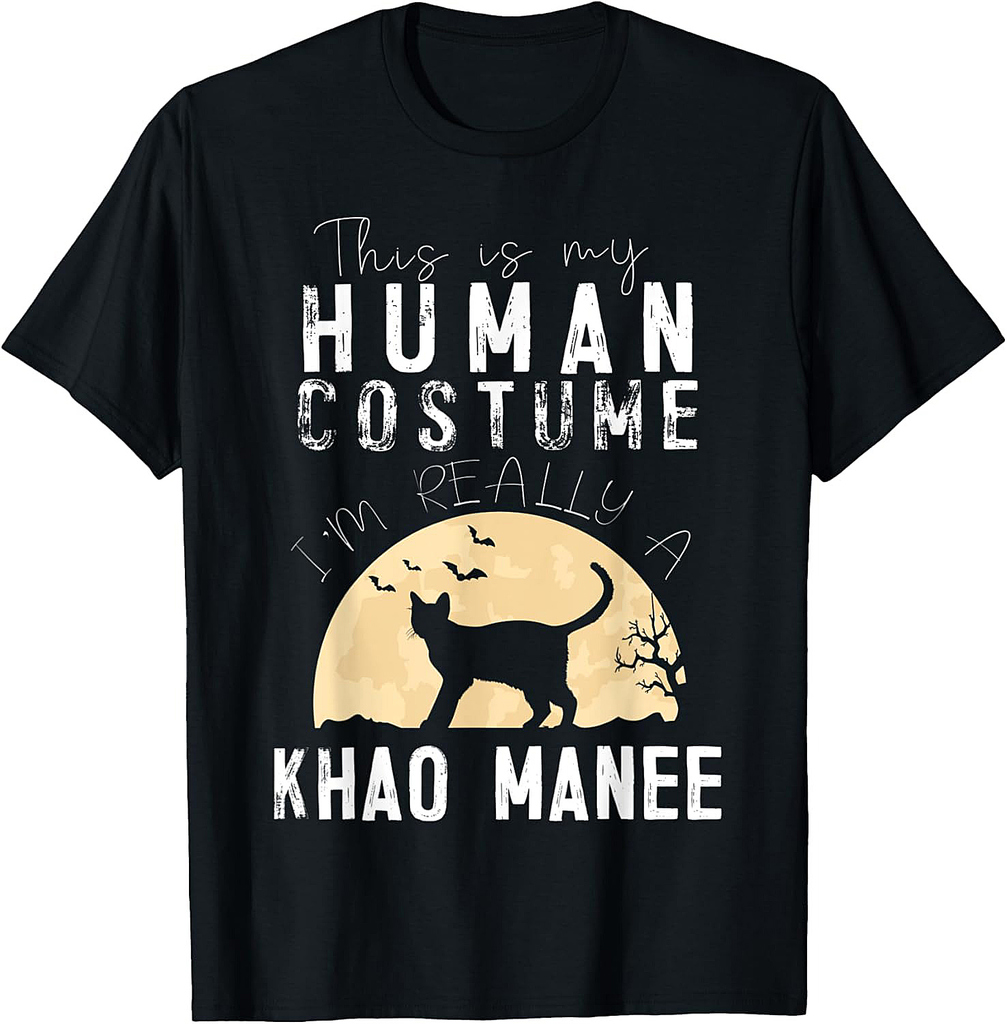 Halloween Human Costume Khao Manee Creepy Horror T-Shirt