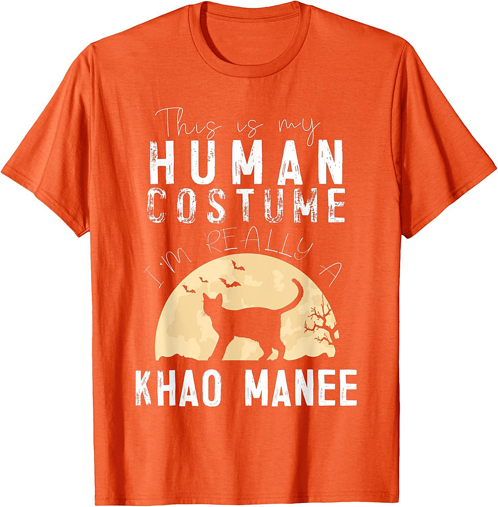 Halloween Human Costume Khao Manee Creepy Horror T-Shirt