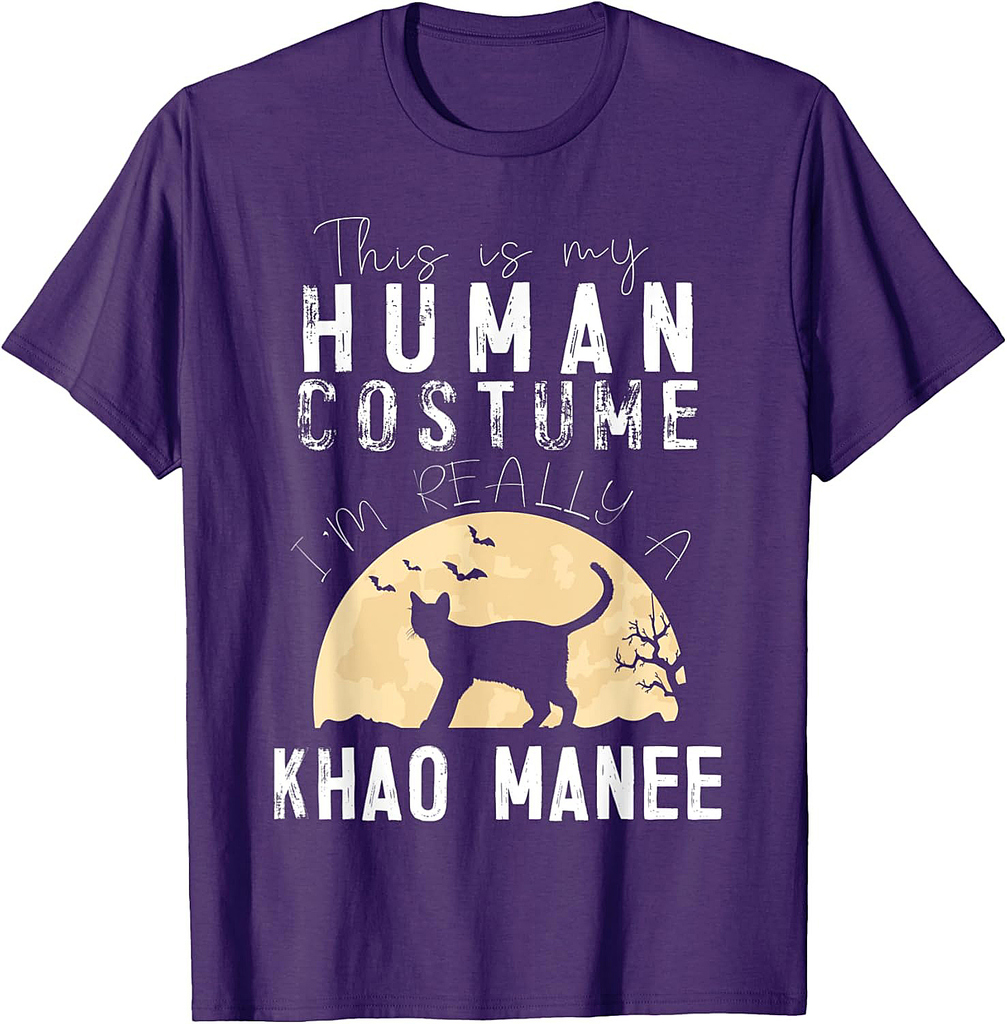 Halloween Human Costume Khao Manee Creepy Horror T-Shirt