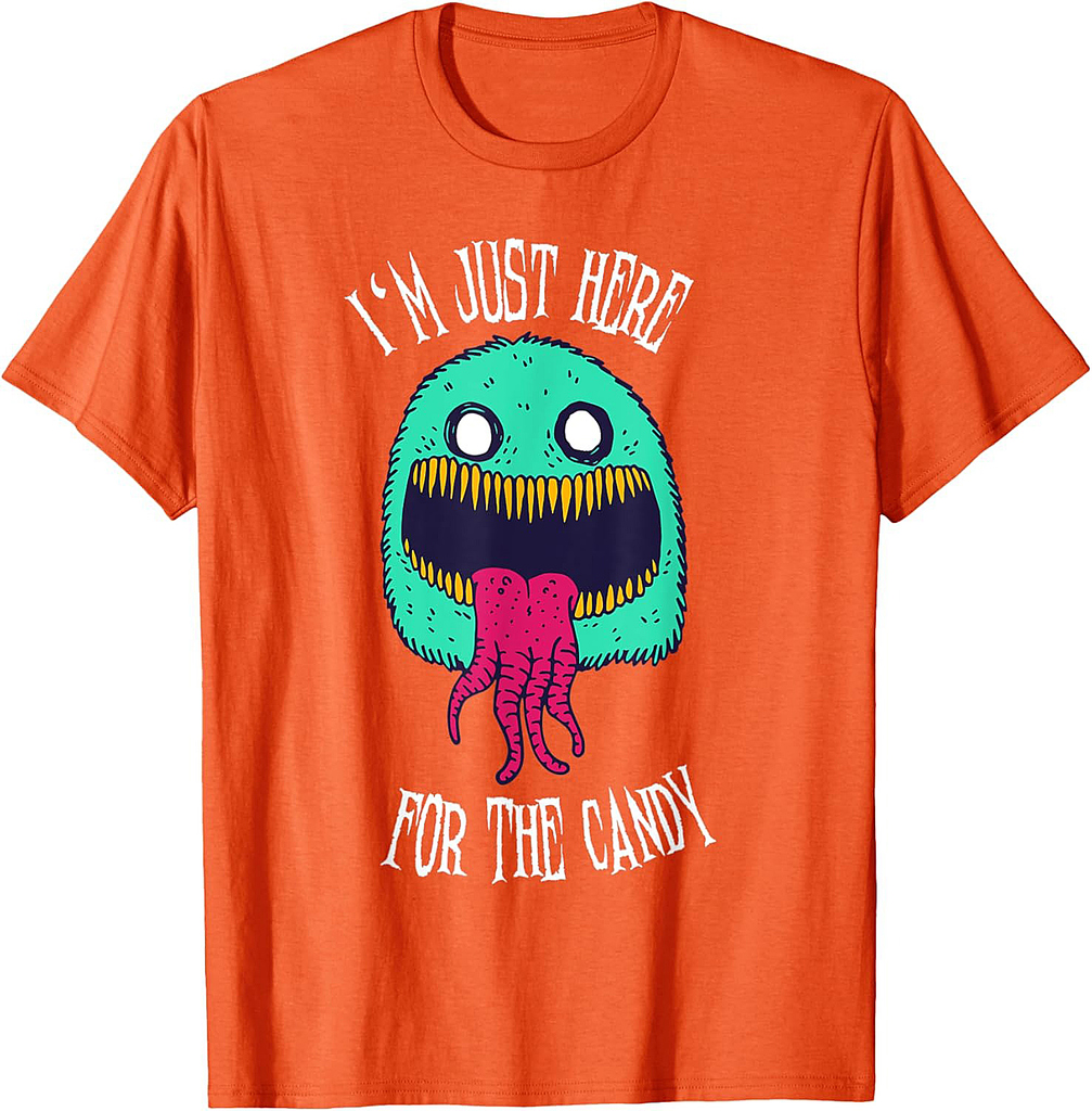 Halloween Monster Costume Funny Horror Spooky Design T-Shirt