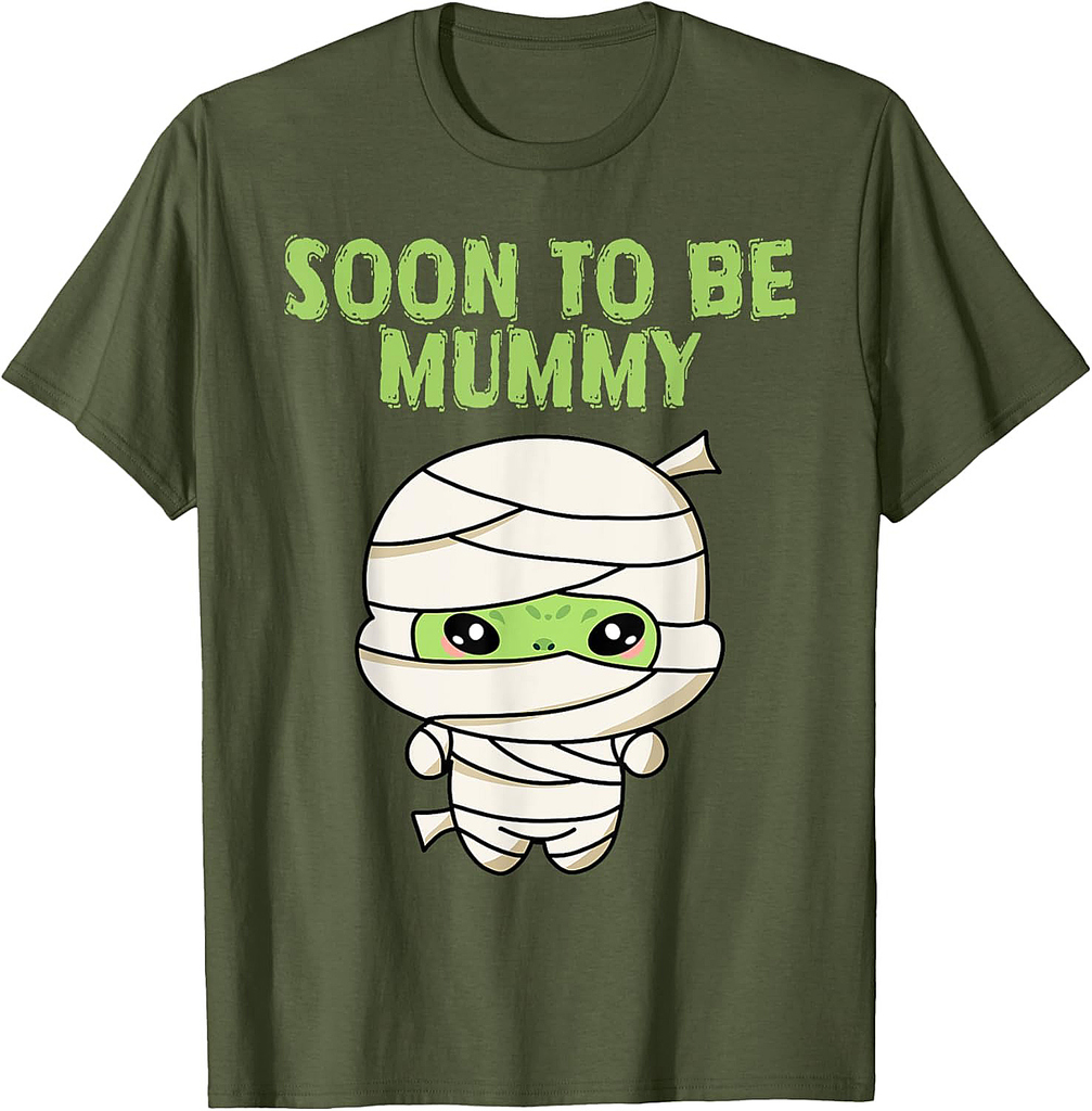 Halloween Pregnancy Announcement Mummy Soon To Be Mommy T-Shirt
