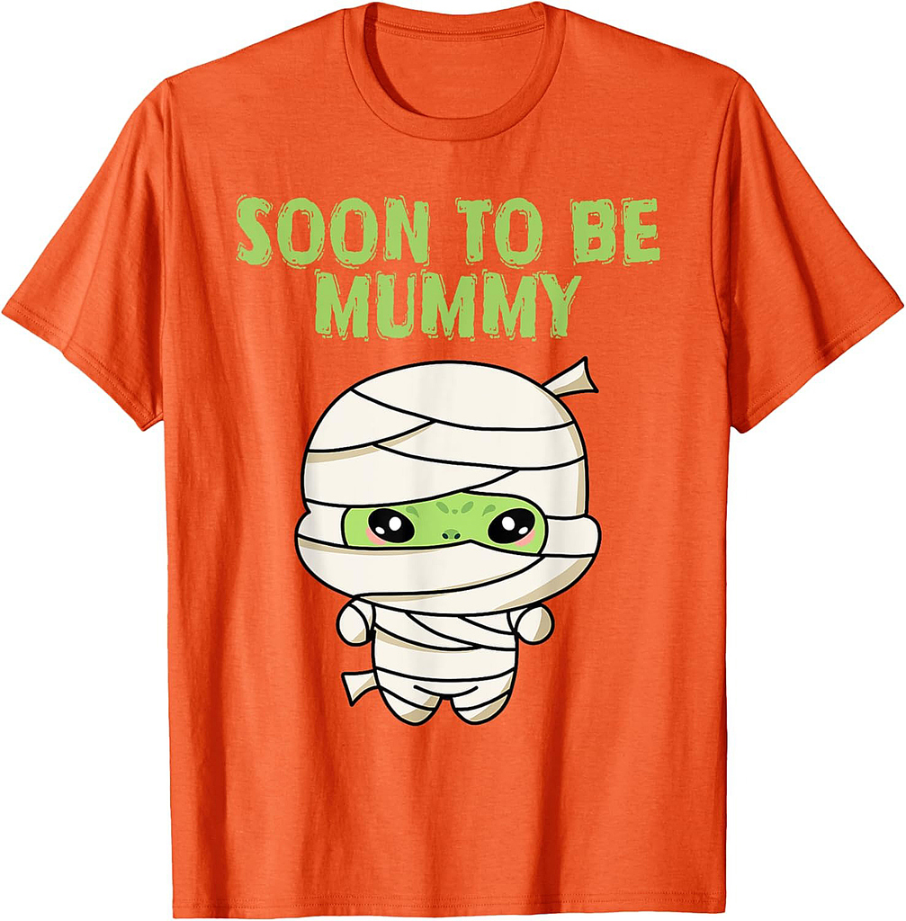 Halloween Pregnancy Announcement Mummy Soon To Be Mommy T-Shirt