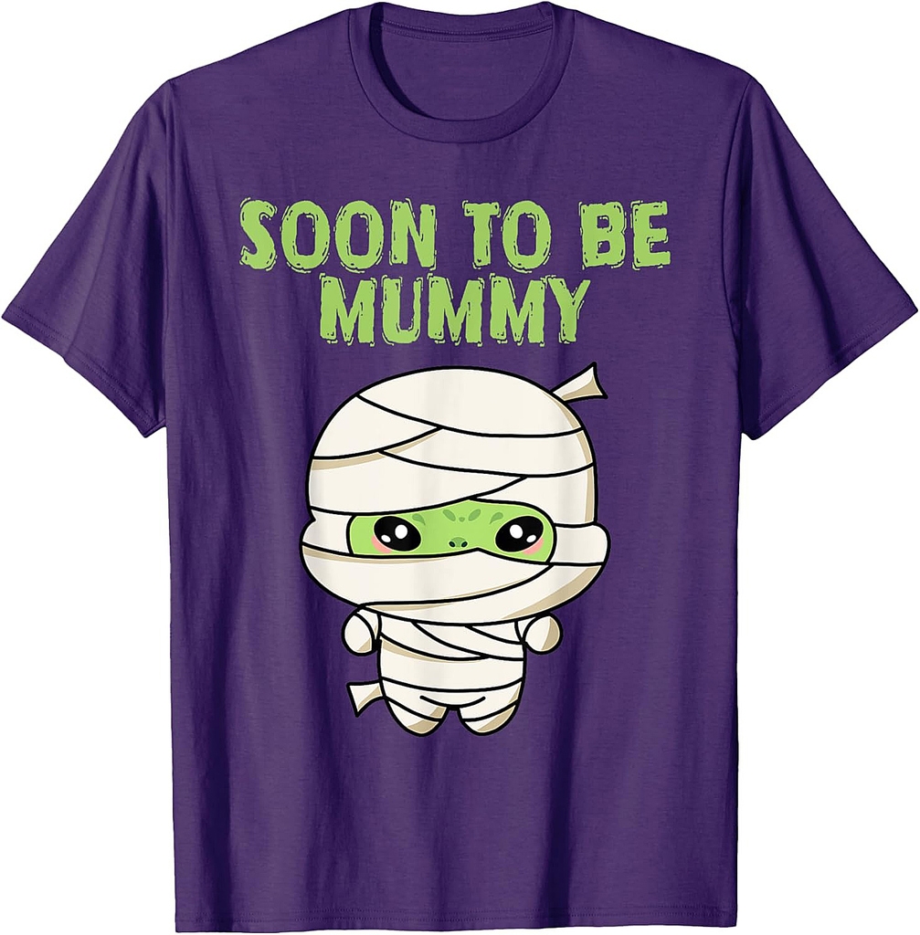 Halloween Pregnancy Announcement Mummy Soon To Be Mommy T-Shirt