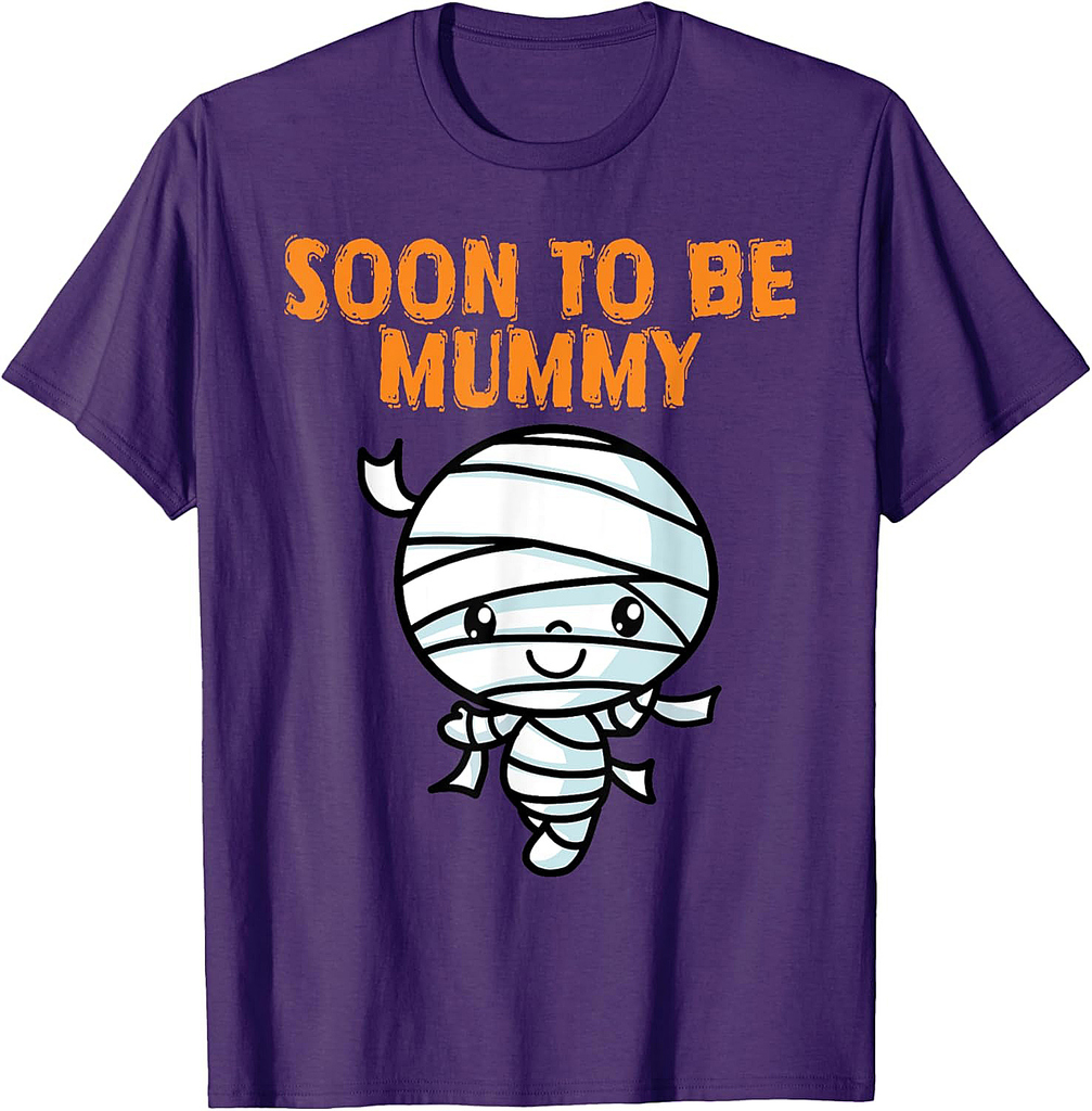 Halloween Pregnancy Announcement Mummy Soon To Be Mommy T-Shirt