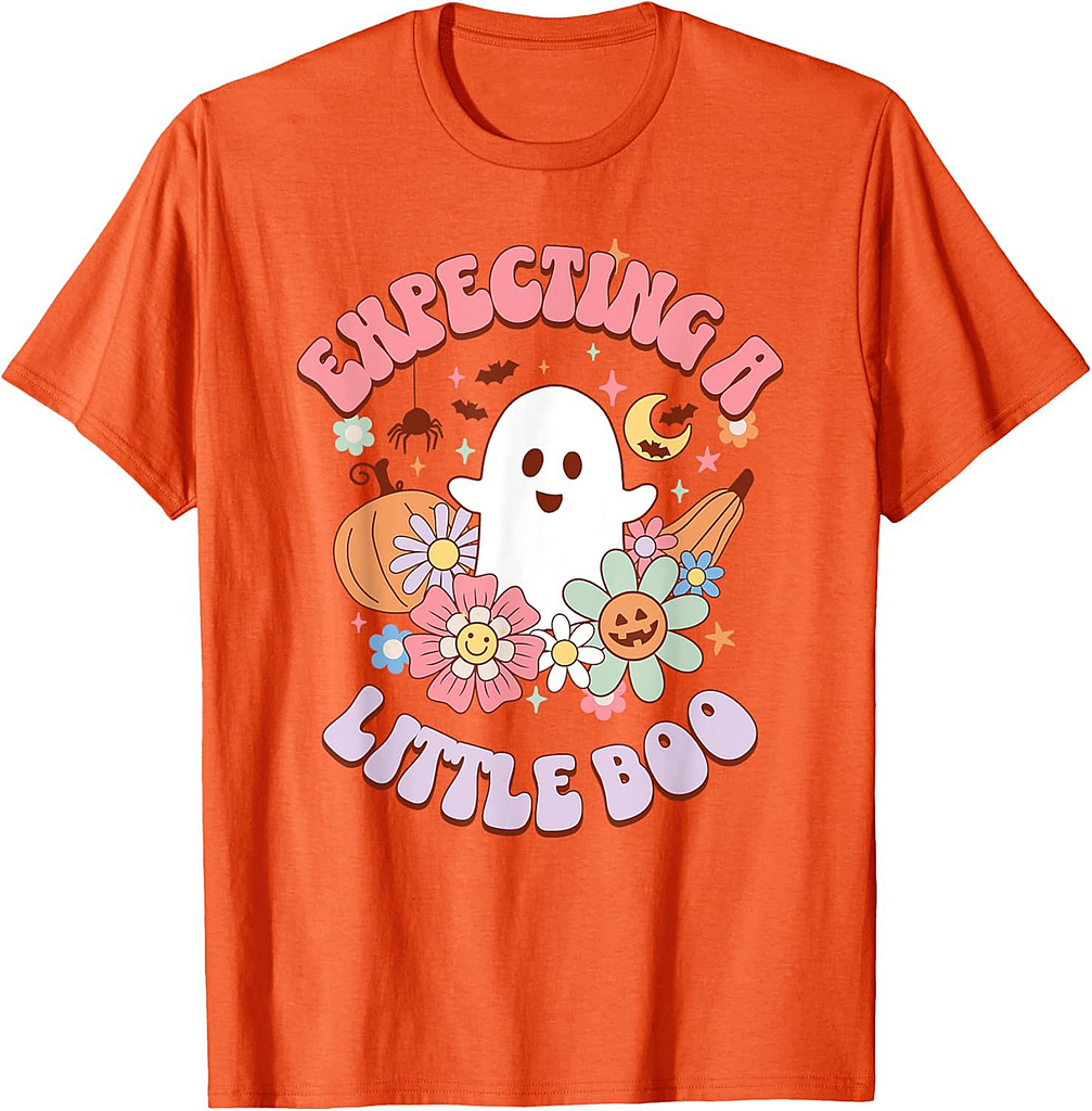 Halloween Pregnancy Mom To Be Expecting Little Pumpkin T-Shirt