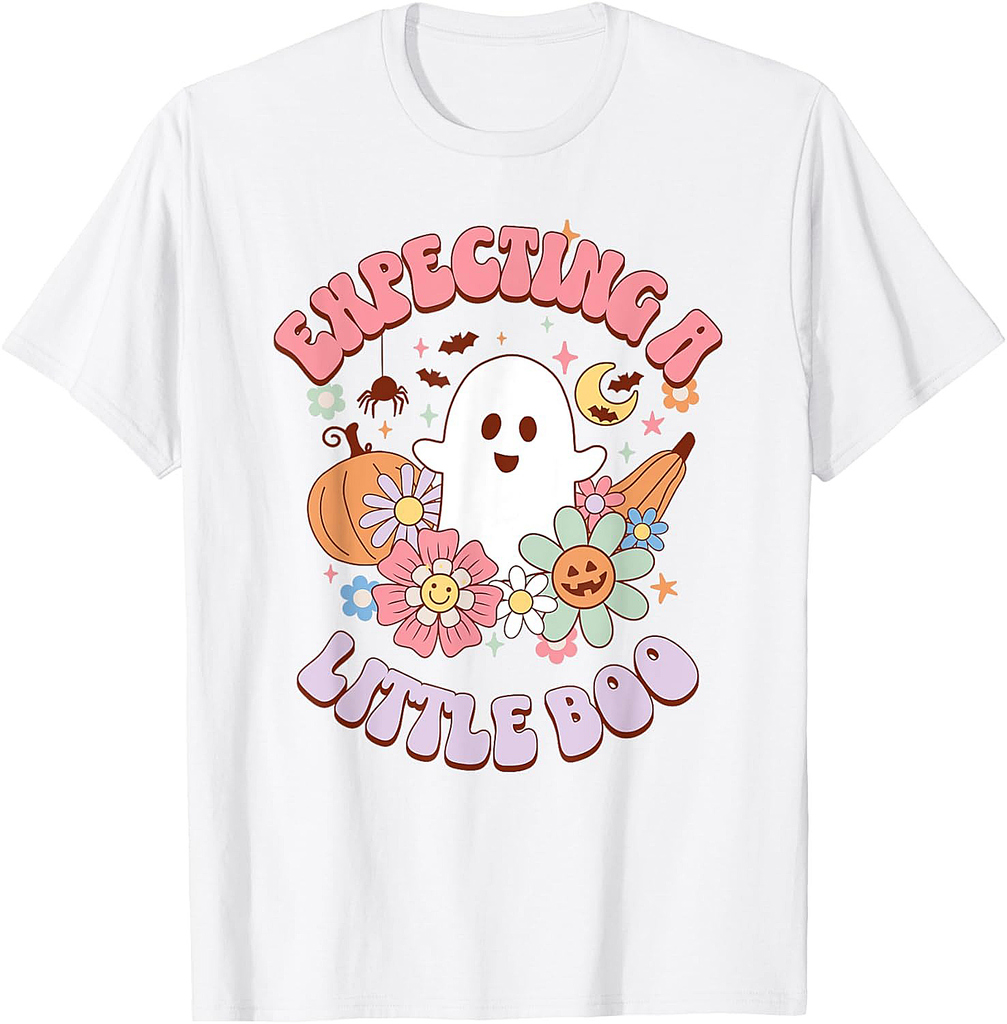 Halloween Pregnancy Mom To Be Expecting Little Pumpkin T-Shirt