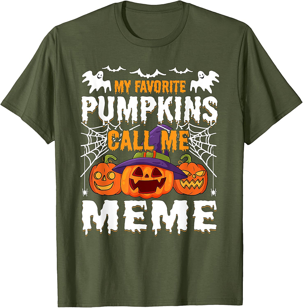 Halloween Pumpkin Costume Party Scary Jack O Lantern Spooky T-Shirt