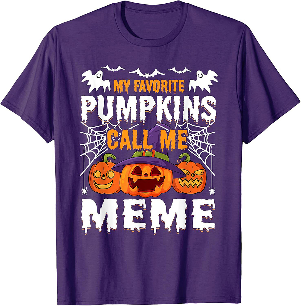 Halloween Pumpkin Costume Party Scary Jack O Lantern Spooky T-Shirt