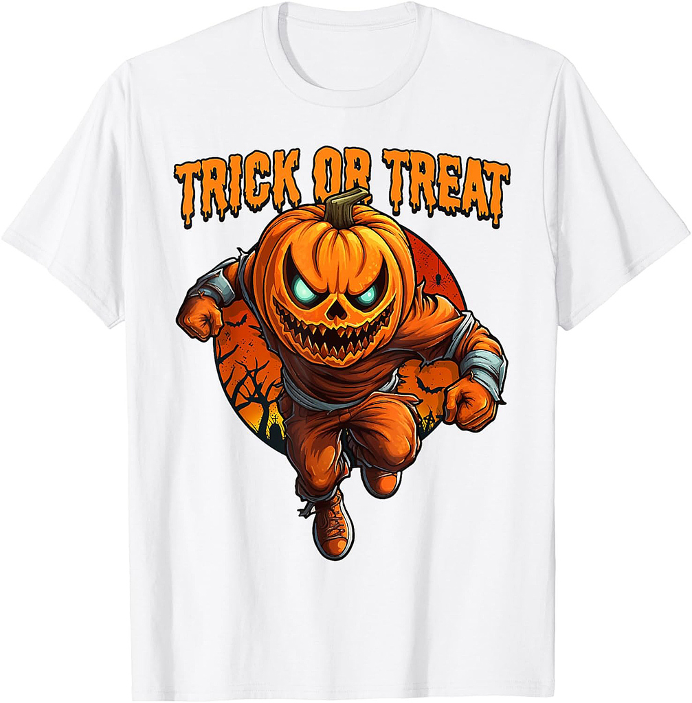 Halloween Pumpkin Monster Trick or Treat T-Shirt