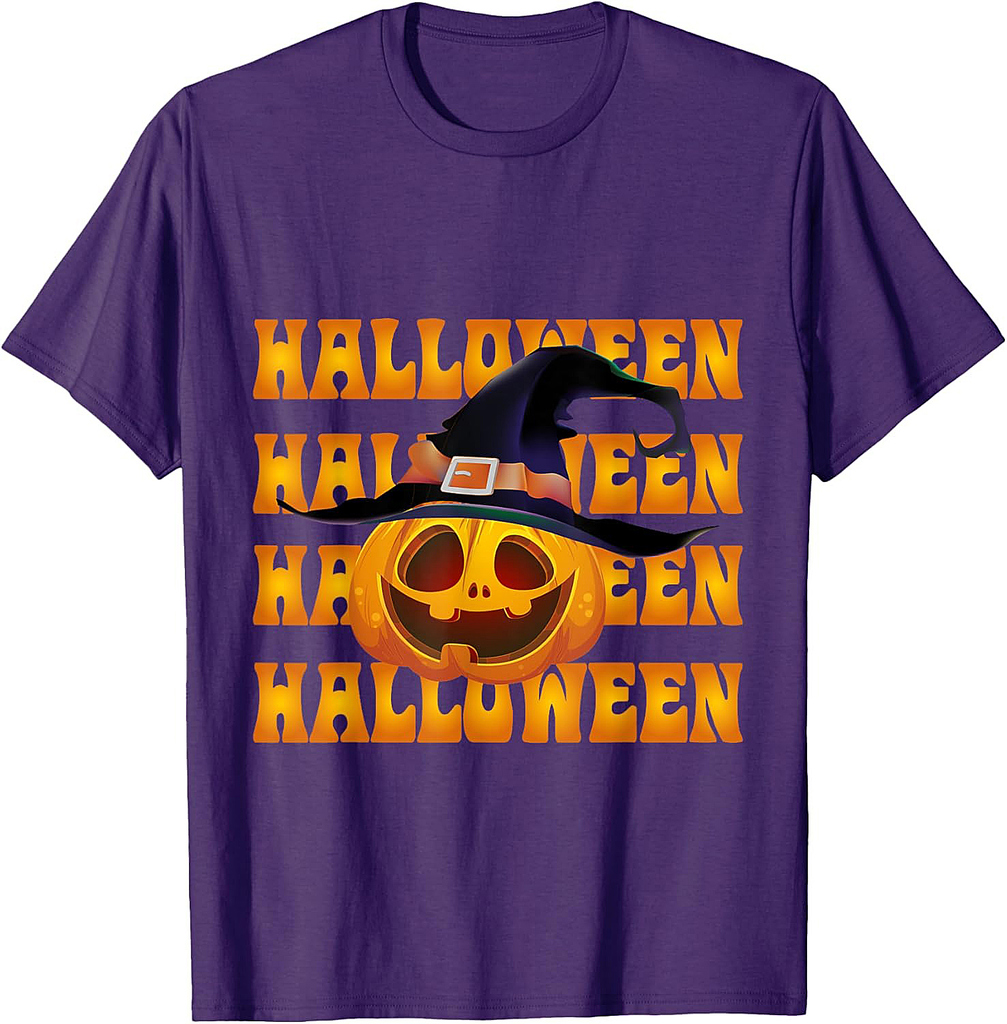 Halloween Pumpkin for Men and Women Funny Halloween 2023 T-Shirt