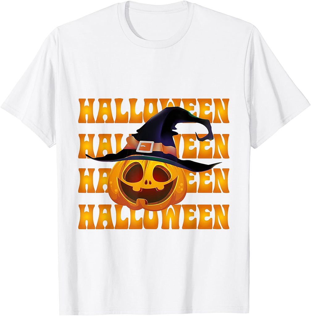 Halloween Pumpkin for Men and Women Funny Halloween 2023 T-Shirt