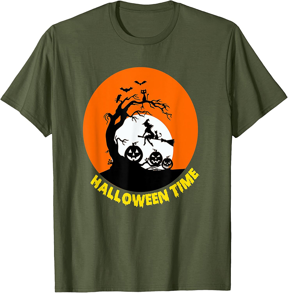 Halloween Scary Cat Lady T-Shirt