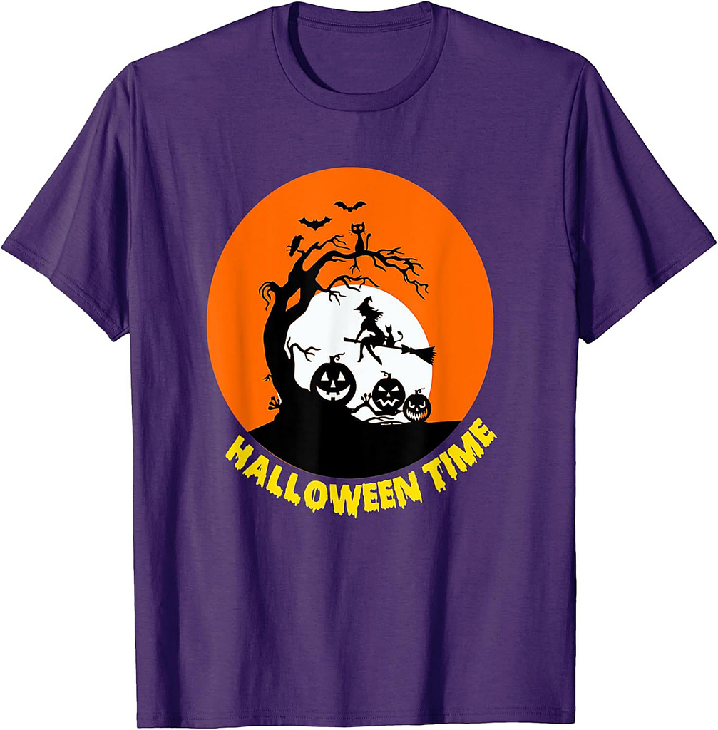 Halloween Scary Cat Lady T-Shirt