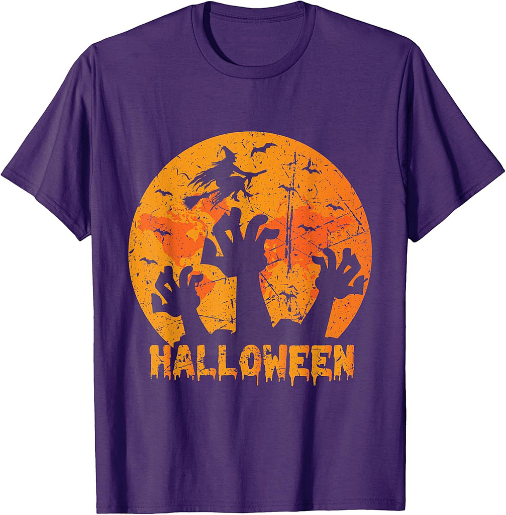 Halloween Scary Cat Lady T-Shirt