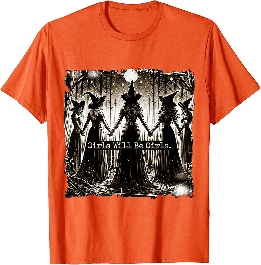 Halloween Shirts For Women Men Kids Boys Girls T-Shirt