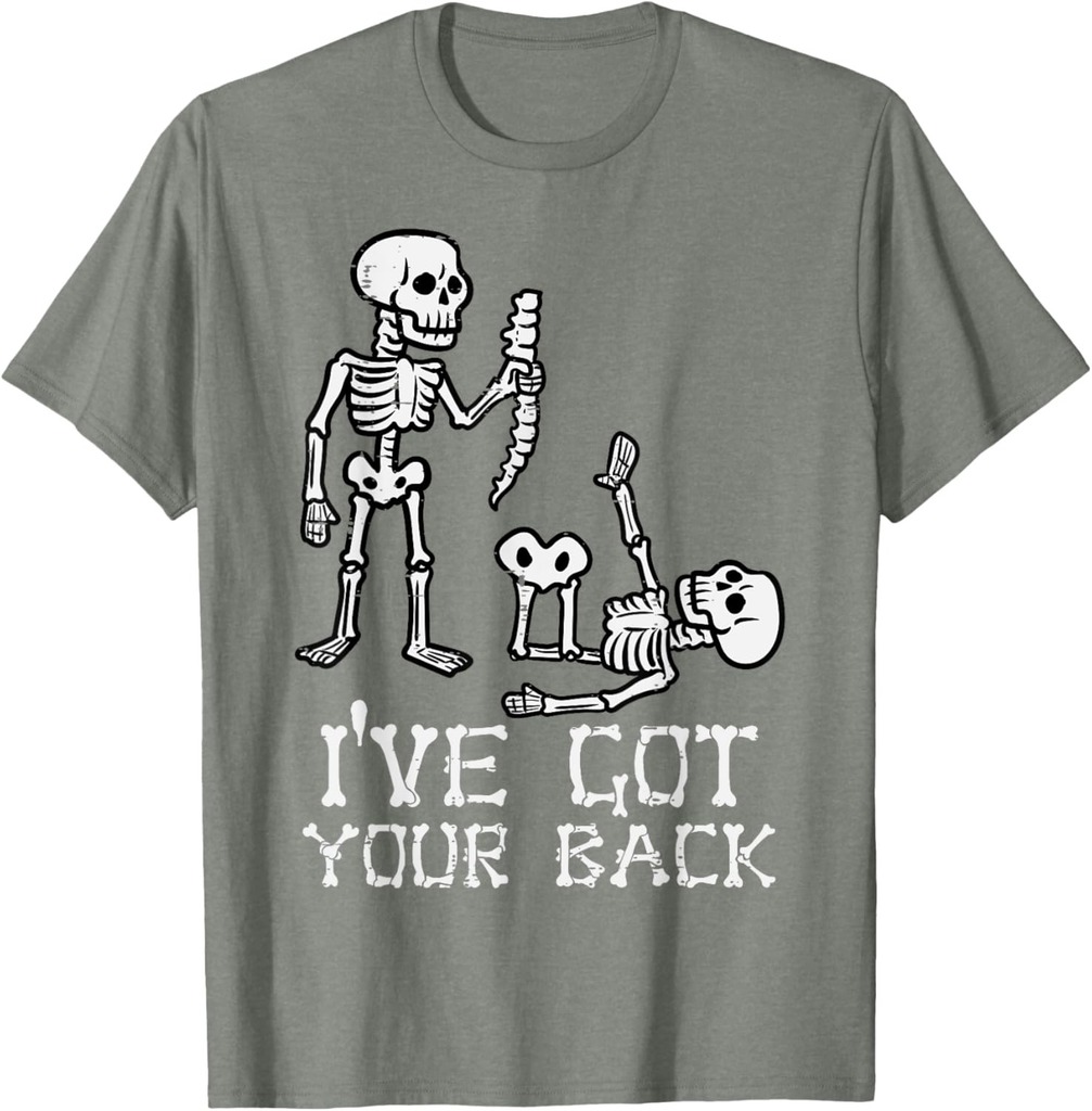 Halloween Skeletons Ive Got Your Back Costume Men Women Kids T-Shirt