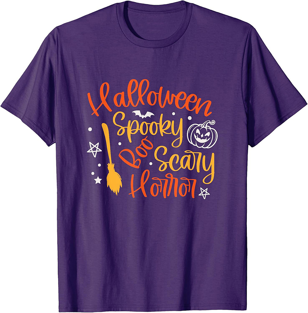 Halloween Spooky Boo Scary Horror Funny Halloween T-Shirt
