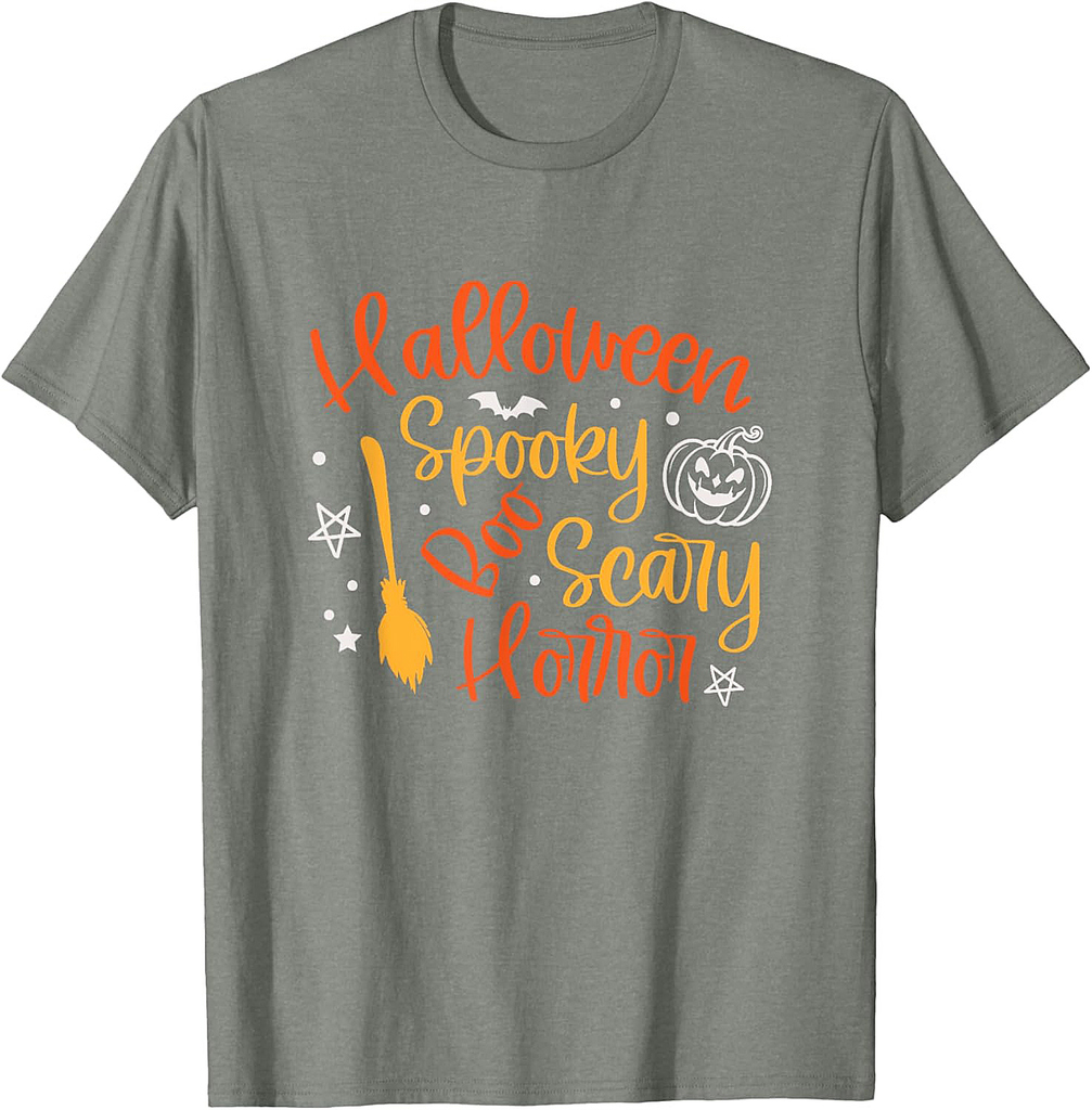 Halloween Spooky Boo Scary Horror Funny Halloween T-Shirt