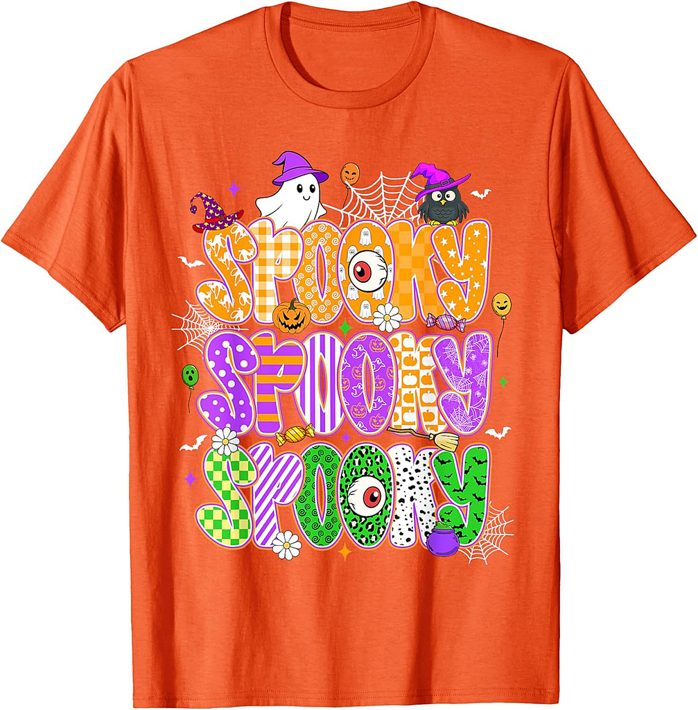 Halloween Spooky Season Cute Ghost Gothic Halloween Witch T-Shirt