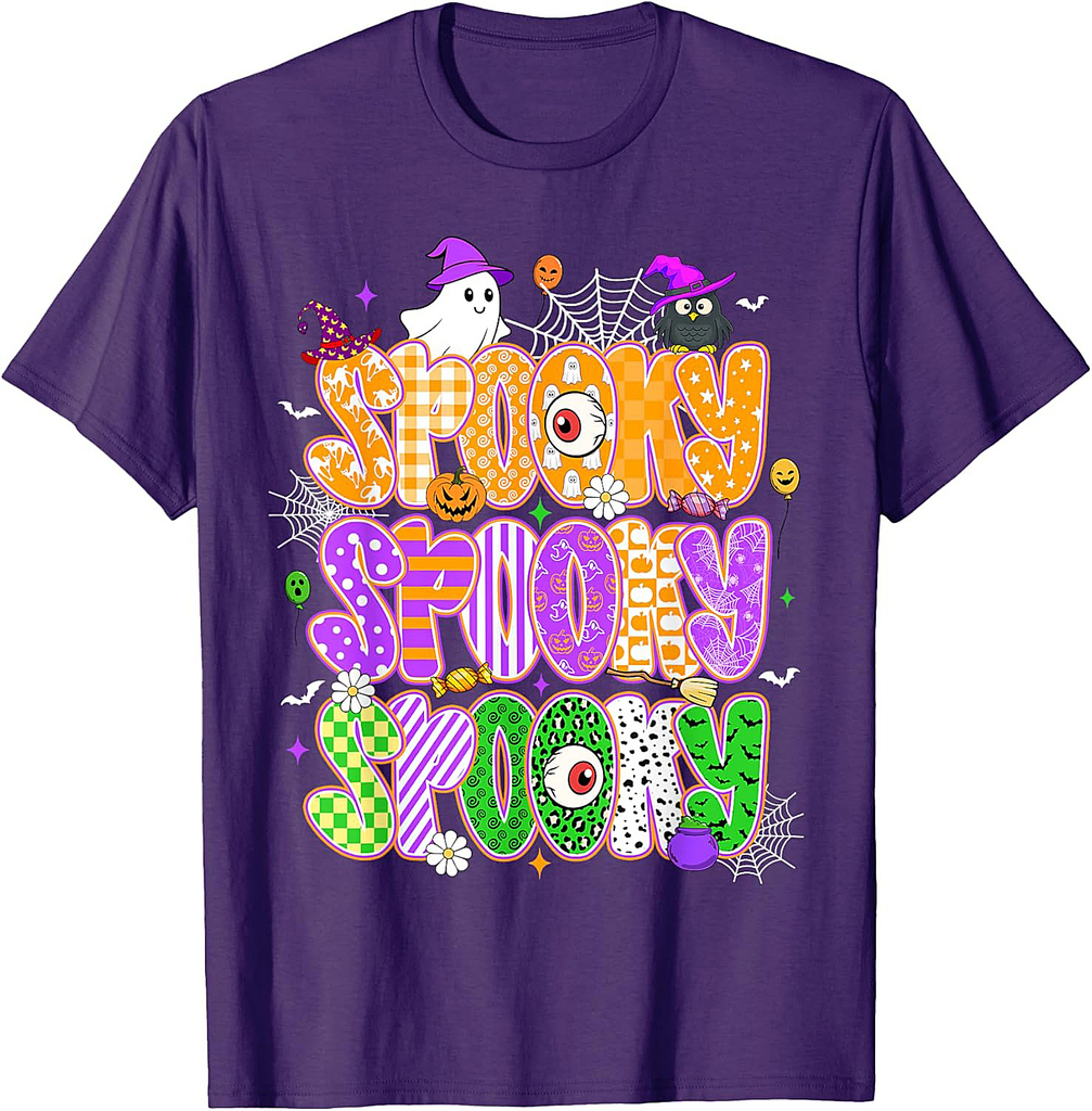 Halloween Spooky Season Cute Ghost Gothic Halloween Witch T-Shirt