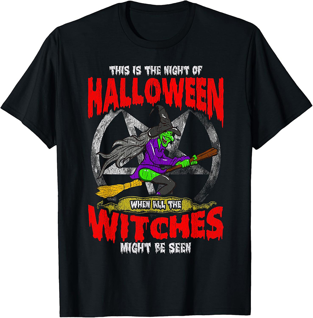 Halloween Witch Costume for Halloween Party T-Shirt