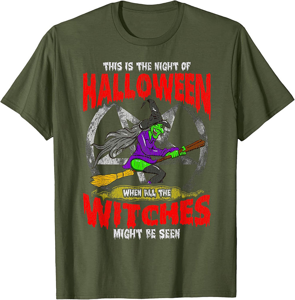 Halloween Witch Costume for Halloween Party T-Shirt