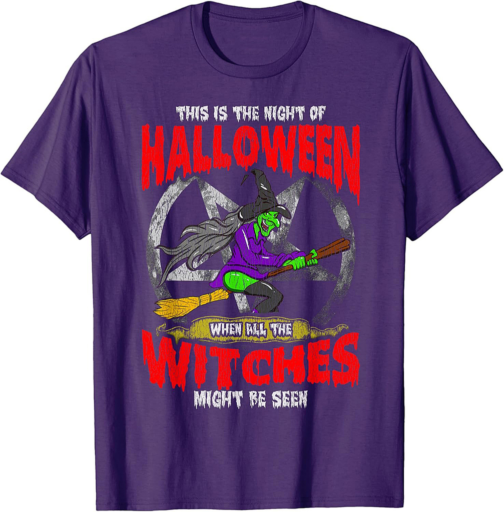 Halloween Witch Costume for Halloween Party T-Shirt