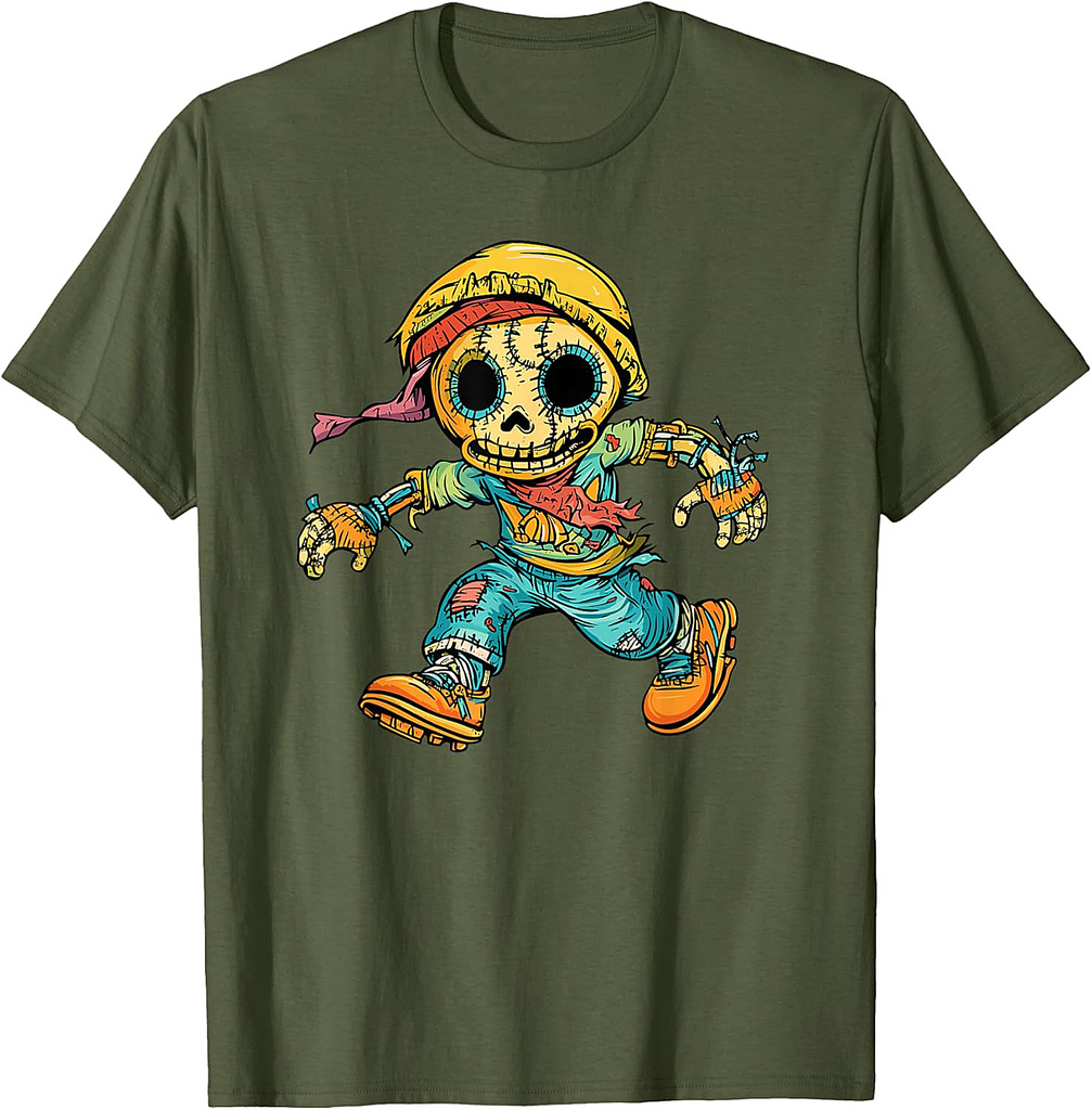 Halloween Zombie Character Cool Style T-Shirt