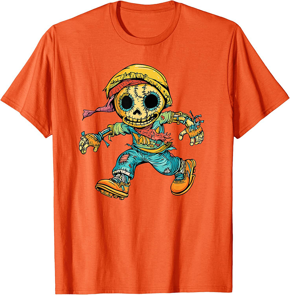 Halloween Zombie Character Cool Style T-Shirt
