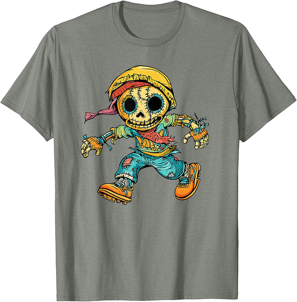 Halloween Zombie Character Cool Style T-Shirt