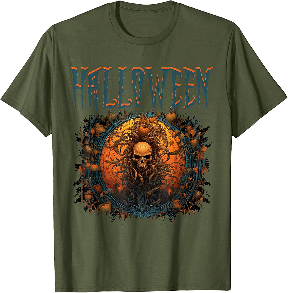 Halloween pumpkin Jack O Lantern Scary T-Shirt