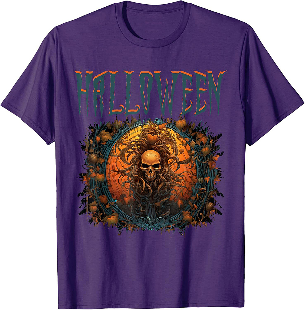 Halloween pumpkin Jack O Lantern Scary T-Shirt
