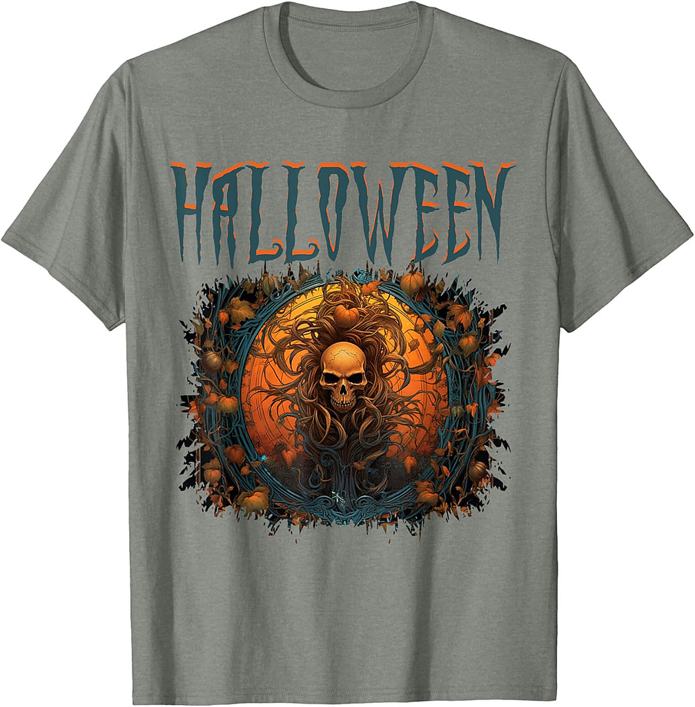 Halloween pumpkin Jack O Lantern Scary T-Shirt