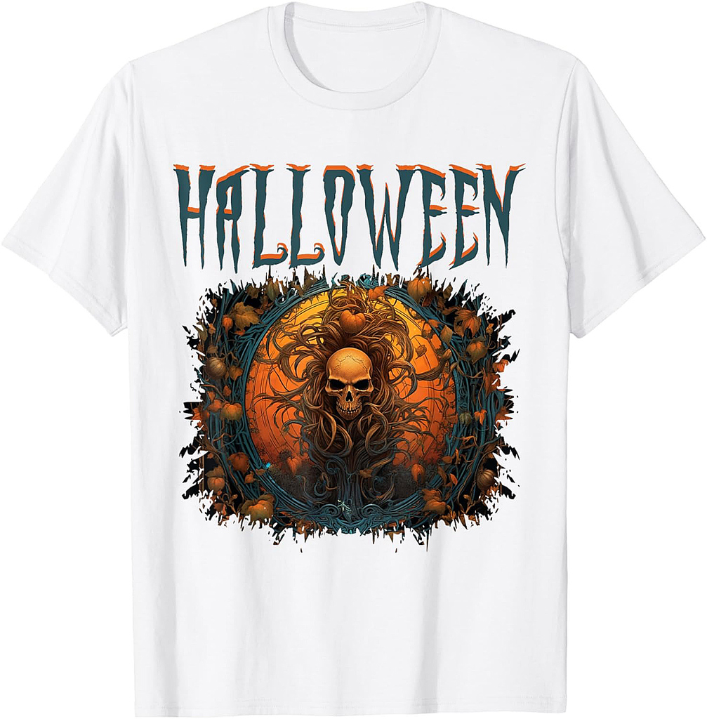Halloween pumpkin Jack O Lantern Scary T-Shirt