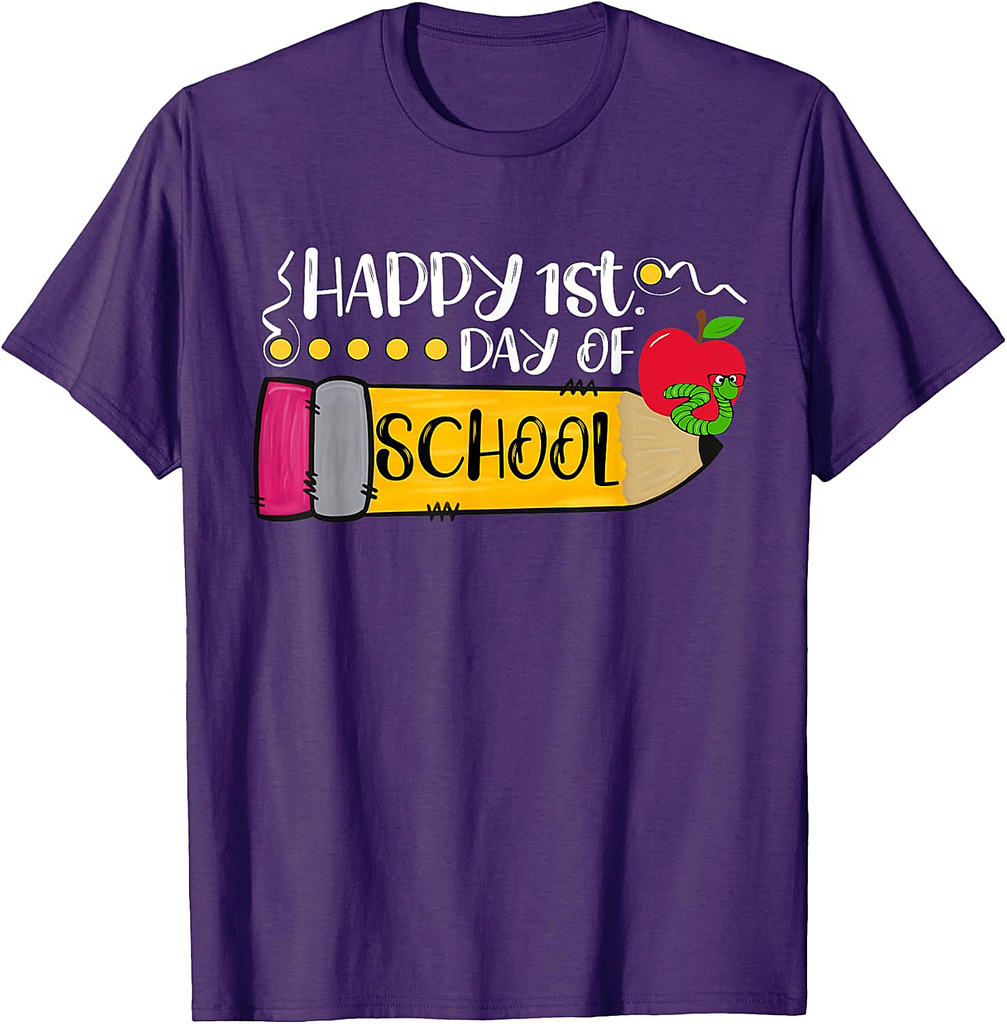 Happy First Day Of School Celebration Back To School Kids T-Shirt