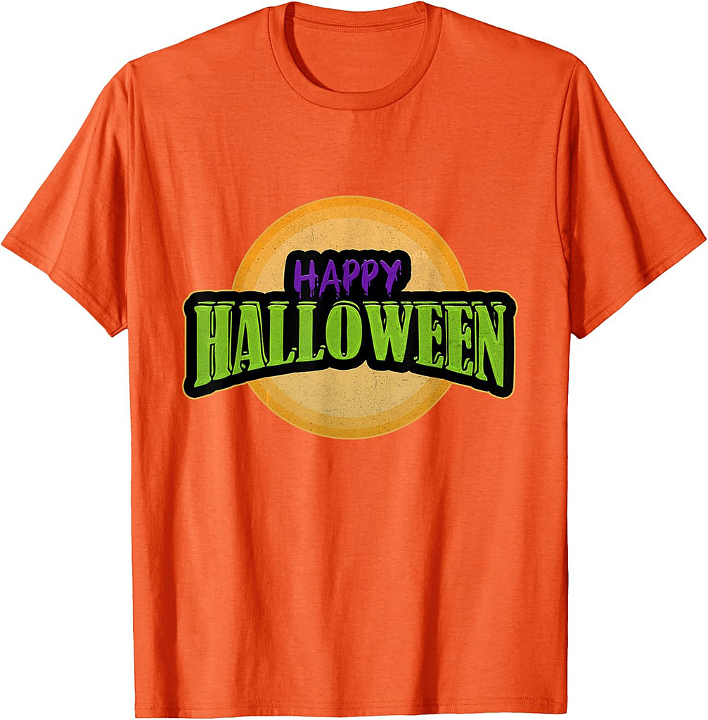 Happy Halloween - Full Moon - Party Halloween T-Shirt