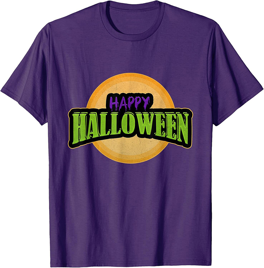 Happy Halloween - Full Moon - Party Halloween T-Shirt