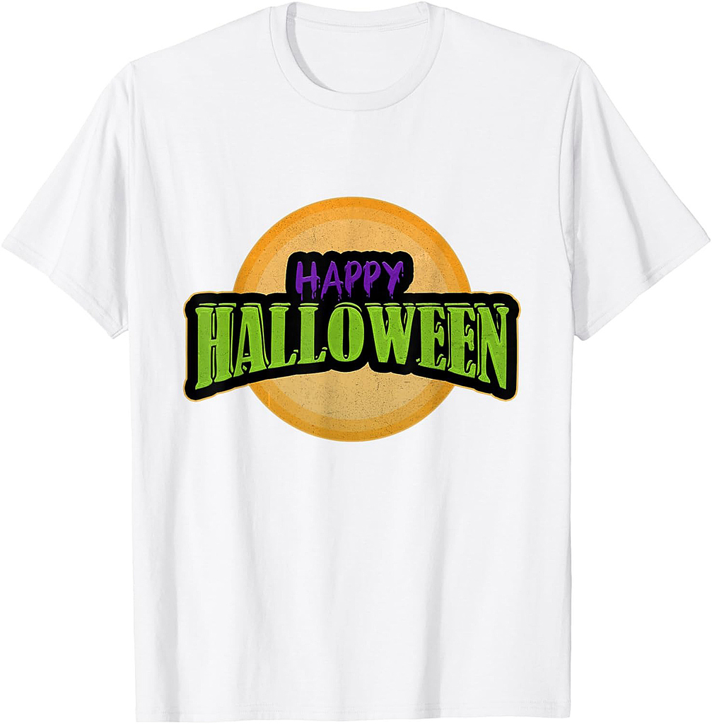 Happy Halloween - Full Moon - Party Halloween T-Shirt