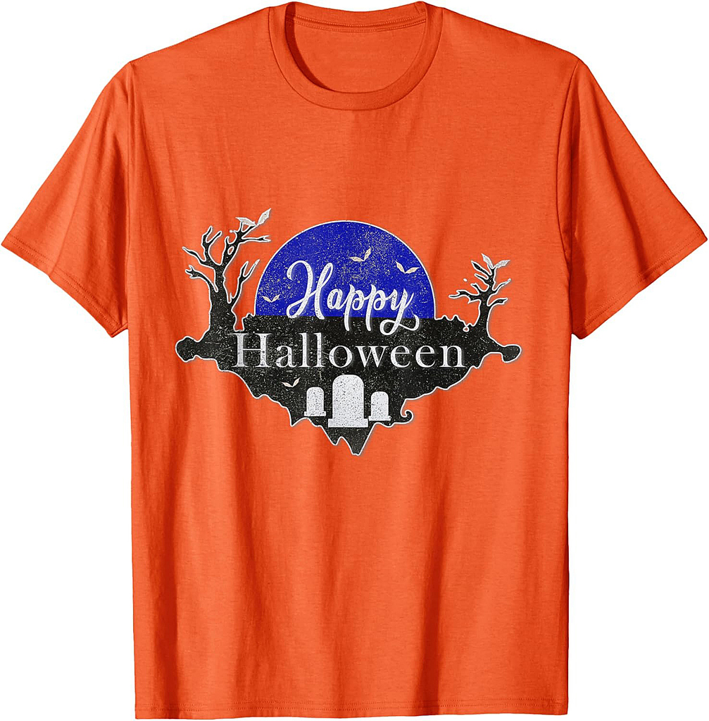 Happy Halloween - Gravestone - Party Halloween T-Shirt