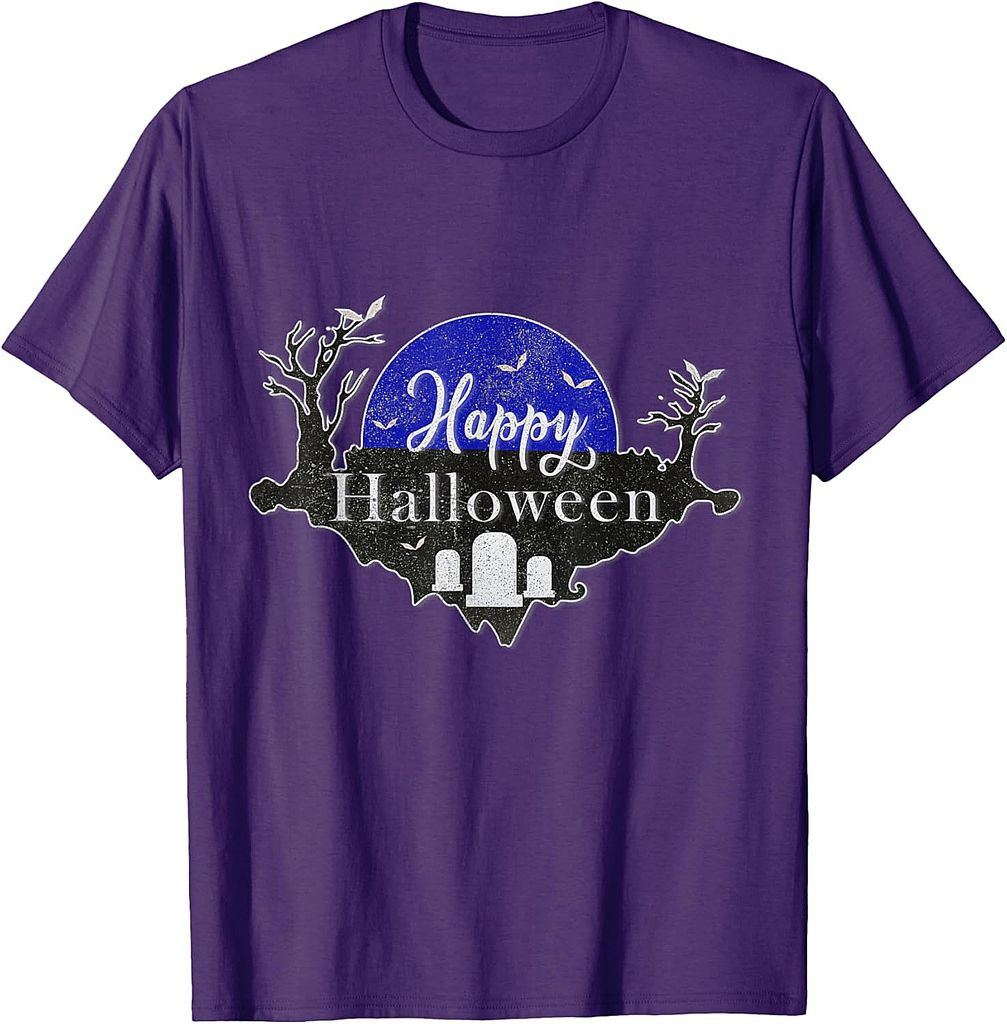 Happy Halloween - Gravestone - Party Halloween T-Shirt