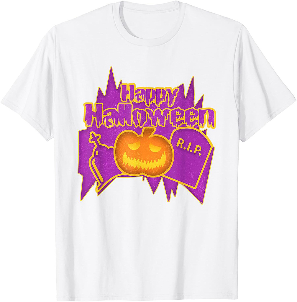 Happy Halloween - RIP - Pumpkin Party on Halloween T-Shirt