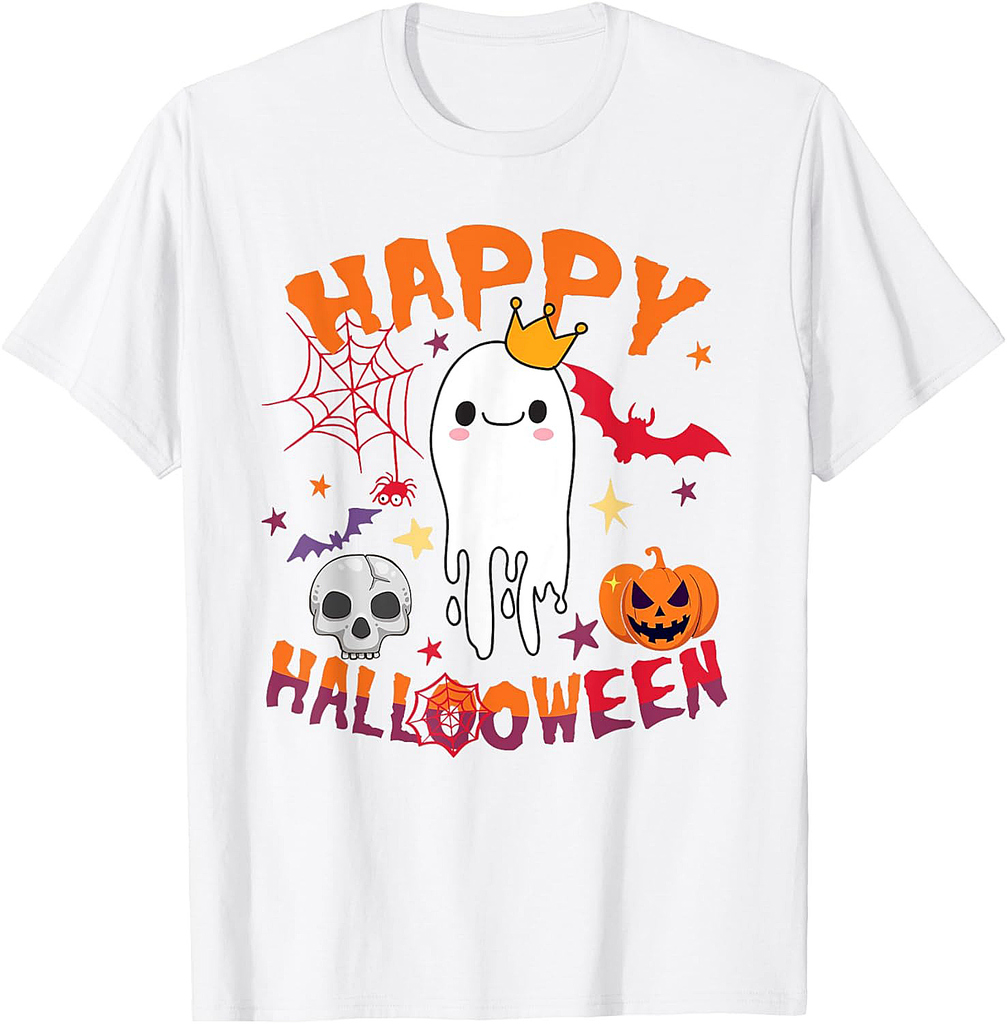 Happy Halloween Cute Ghost T-Shirt
