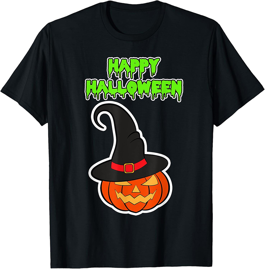 Happy Halloween Pumpkin Witch - Party Halloween T-Shirt