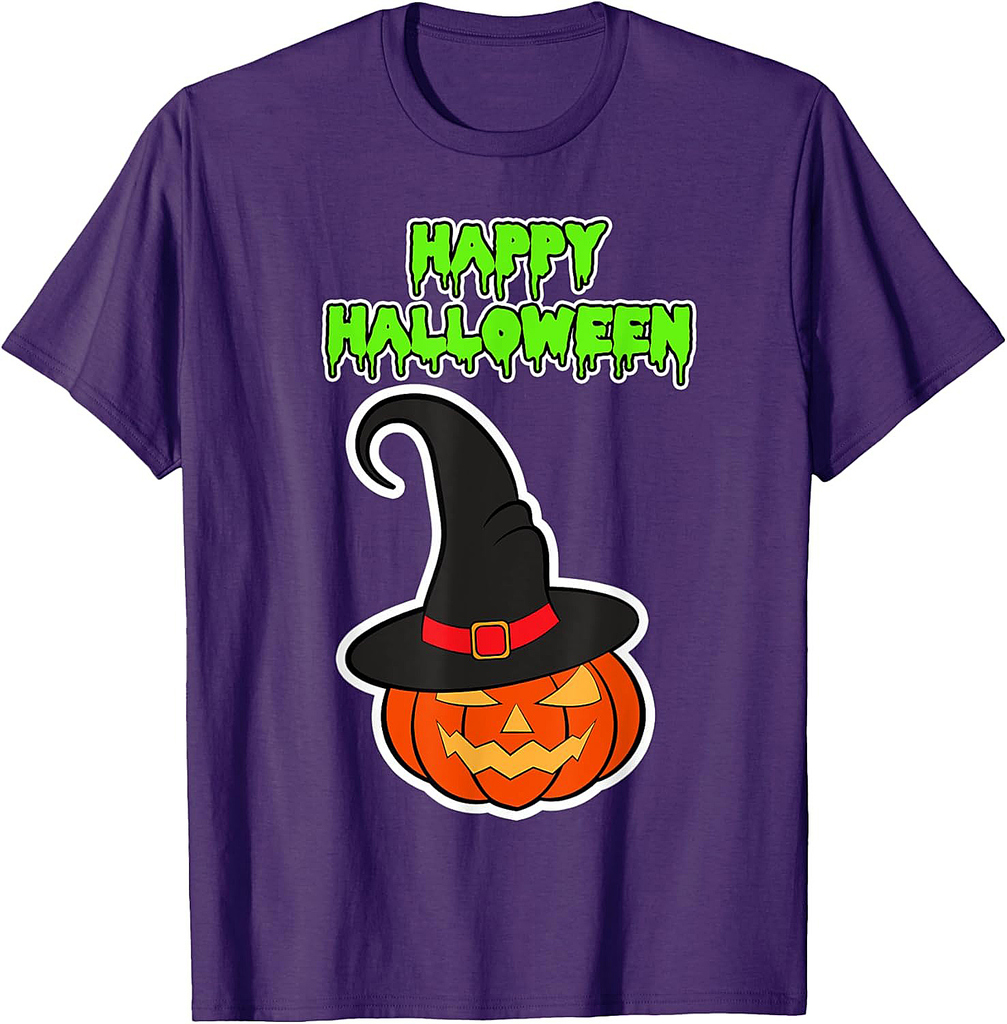 Happy Halloween Pumpkin Witch - Party Halloween T-Shirt