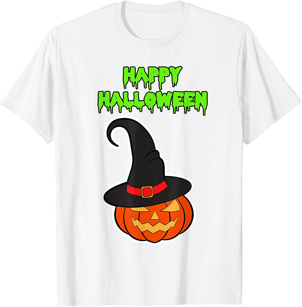 Happy Halloween Pumpkin Witch - Party Halloween T-Shirt