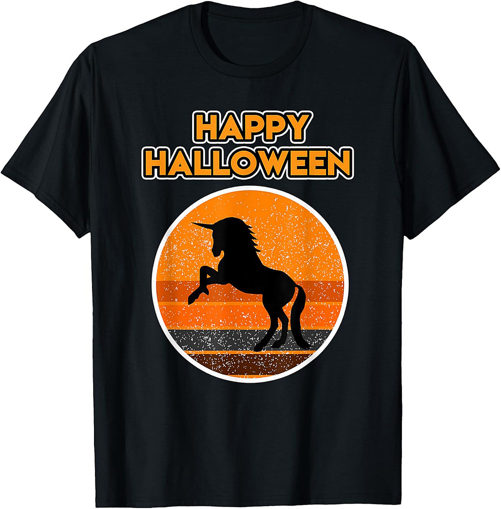 Happy Halloween Unicorn for Girls - Halloween Unicorn T-Shirt